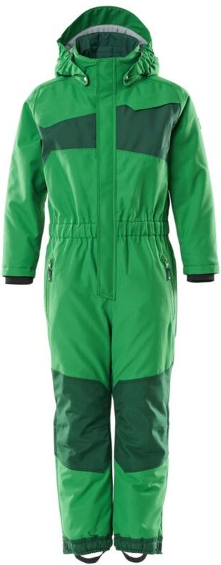 Accelerate Schneeanzug für Kinder mit cli Futter, atmungsaktiv, wind- und wasserdicht Gr. 128 grasgrün/grün - Mascot