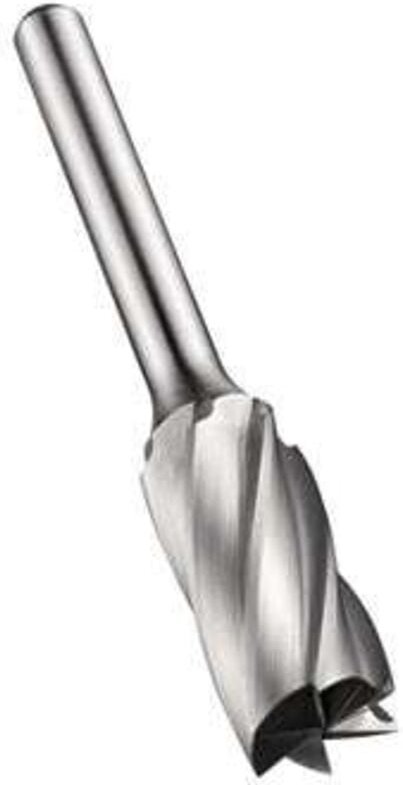 Frässtift D.9,6mm zya-s Kopf-L. 19mm hm Blank