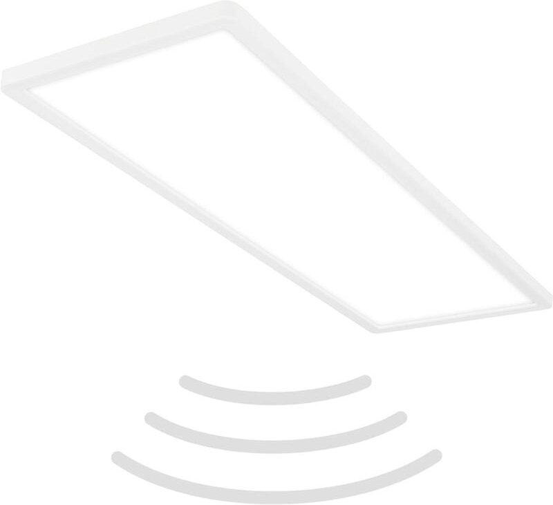 Ultraflache led Deckenlampe mit Bewegungsmelder - IP44 led Badlampe Badezimmerleuchte, Deckenpanel extra flach für Feuch...