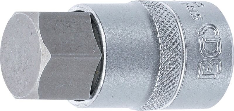 Bgs Technic - bgs - Bit-Einsatz Antrieb Innenvierkant 12,5 mm (1/2') Innensechskant 22 mm - 5184-H22