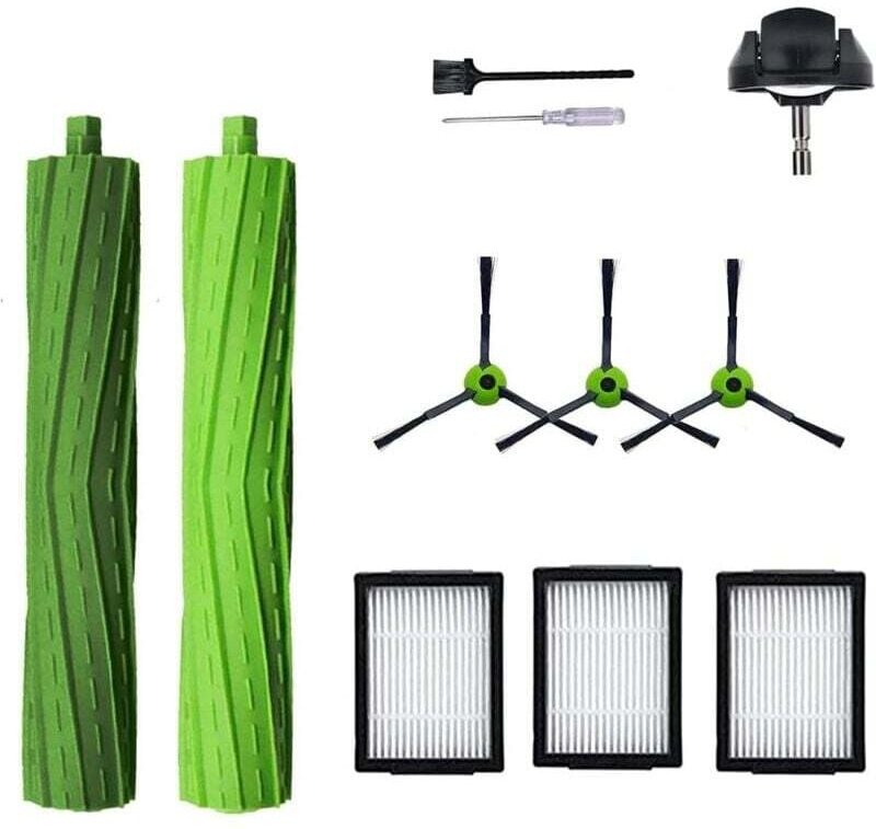 Repuestos para aspiradora iRobot Roomba J7 I7 I6 I3 I4 I2 I5 I8 I1+/Plus E5 E6 iej, 1 juego de cepillos de rodillo de go...