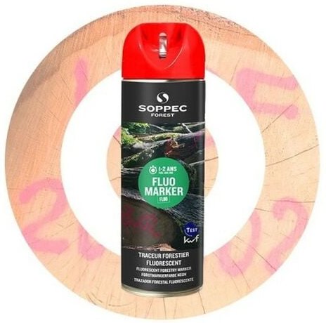 Markierspray rot fluo Marker Inhalt 500 ml