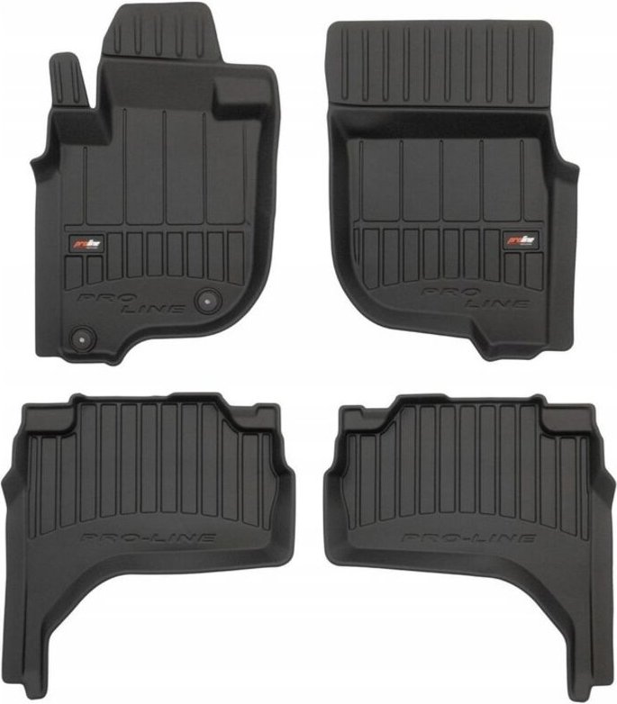 Gummimatten und Fußmatten für Mitsubishi L200 4 ab 2019 - 3D-Wanne