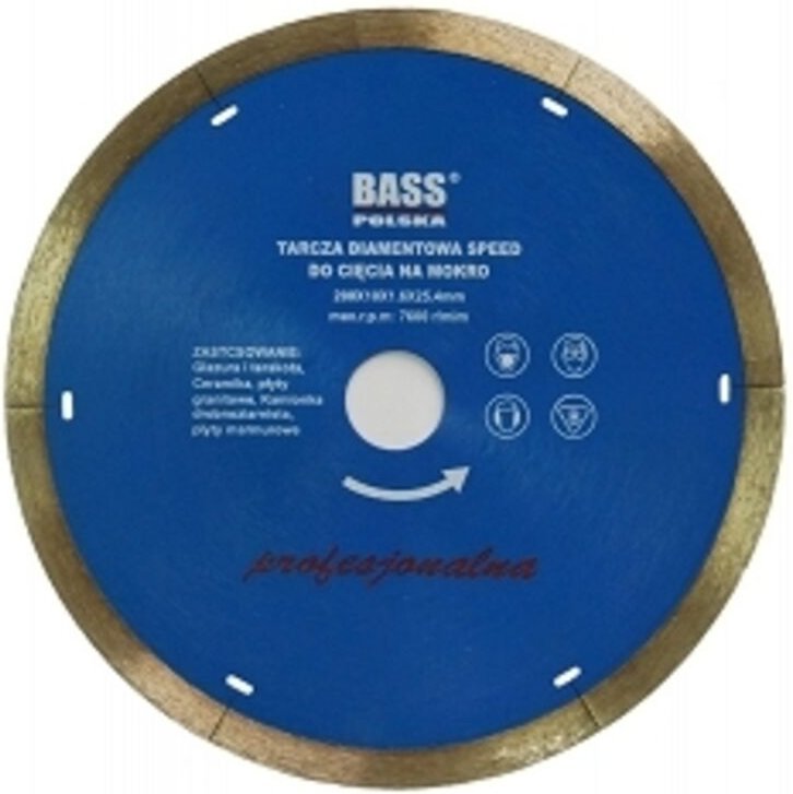 200 mm Diamantklinge zum Nassschneiden