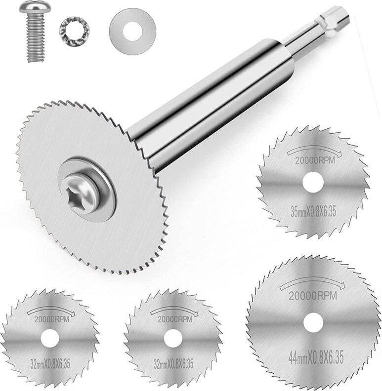 Tlily - PVC-Rohrinnenschneider, mit 4 SäGebläTtern, Kunststoffrohrschneider 1/4--Sechskantstange