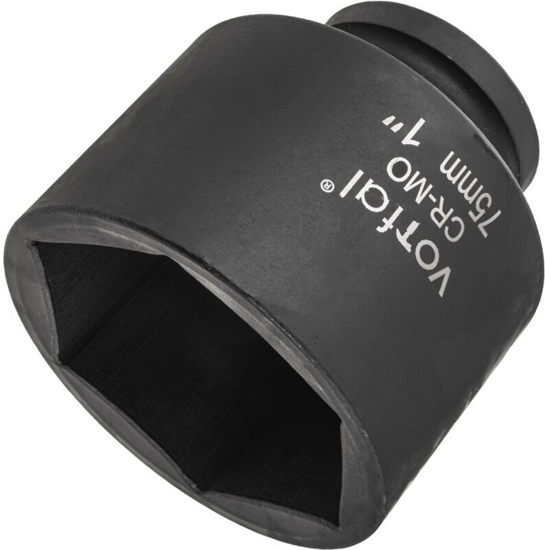 Schlag-Stecknuss 1 Zoll Schlagschrauber 75 mm lang 90 mm Cr-Mo 6-Kant