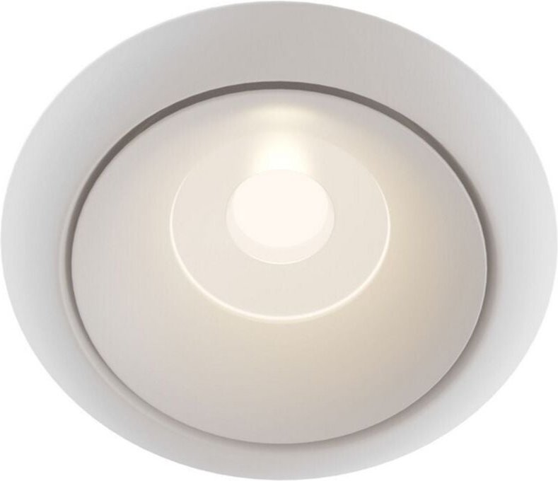 Yin Einbaudownlight Weiß, 1 Licht, GU10