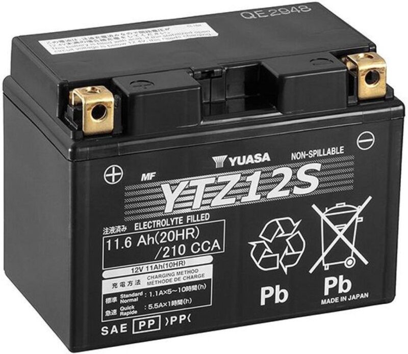 Yuasa-Batterie für Honda 650 Transalp 2001 bis 2020 YTZ12-S /