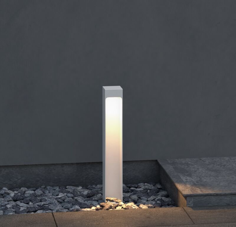 Thumbnail - Led Wegeleuchten Außenlampe Pollerleuchte, BTH:6x6x40cm, 3000K Aussenleuchte, Standleuchte für Garten Sandweiß 5W IP65 B...