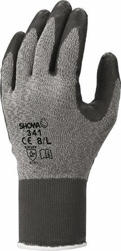 Montagehandschuh Grau 341-9/XL 10 Stk - Showa