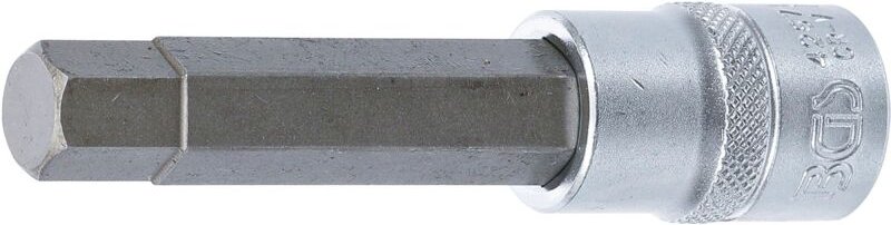 Bgs Technic - Bit-Einsatz Länge 100 mm Antrieb Innenvierkant 12,5 mm (1/2') Innensechskant 13 mm