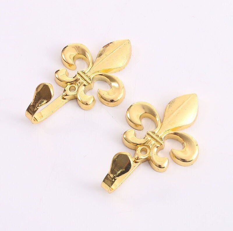 Stück Vorhanghaken zur Wandmontage, Metallgravurhandwerk im Vintage-Stil, dekorative Kleiderbügel, für Kleiderhaken im W...