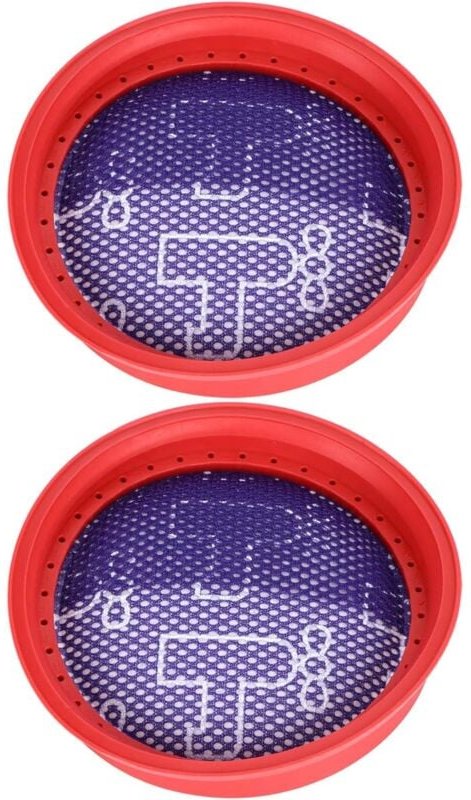 2-teiliger Staubsauger-Filterkern, Staubsauger-Ersatzfilter für Dibea D18 D008Pro, praktische Staubsauger-Ersatzteile - ...