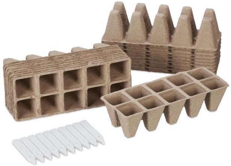 Anzuchttopfe 200 stuck mit etikett