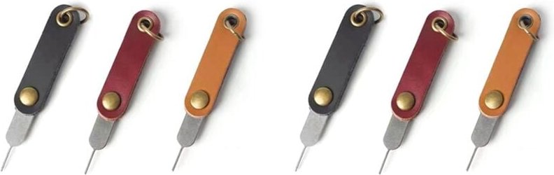 6-Teiliges Auswurf-SIM-Kartenfach Open Pin Needle Key Tool für Universal-Handy Tragbares SIM-Karten-Entfernungswerkzeug