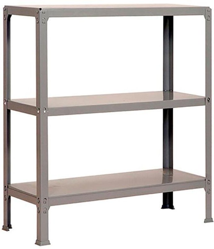 Simonrack Metallregal grau 3 Ebenen robust