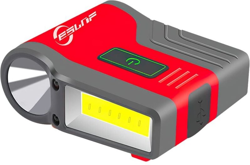 Beijiyi - LED-Clip-Stirnlampe, wasserdicht, wiederaufladbar, leistungsstarke Stirnlampe mit Sensorsteuerung für Angeln, ...