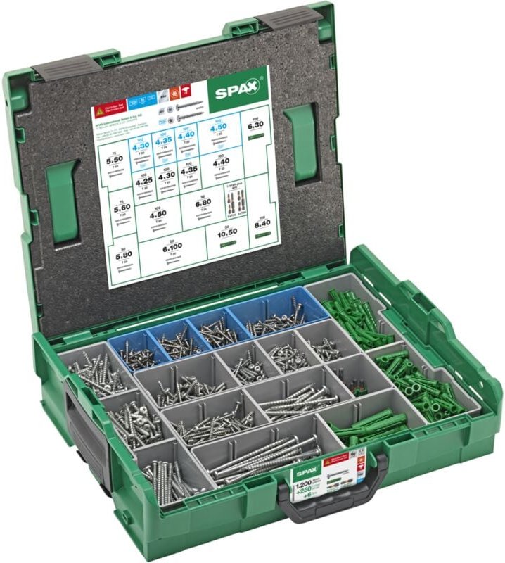 SPAX 5000009160319 Kombi-Schrauben-Sortiment 1 Set