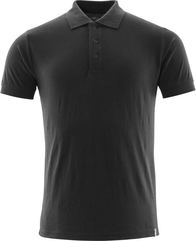 Crossover Polo-Shirt Premium 20683 Poloshirt Polohemd für Arbeit&Freizeit, Farbe: Vollschwarz - 90, Größe: m - Mascot