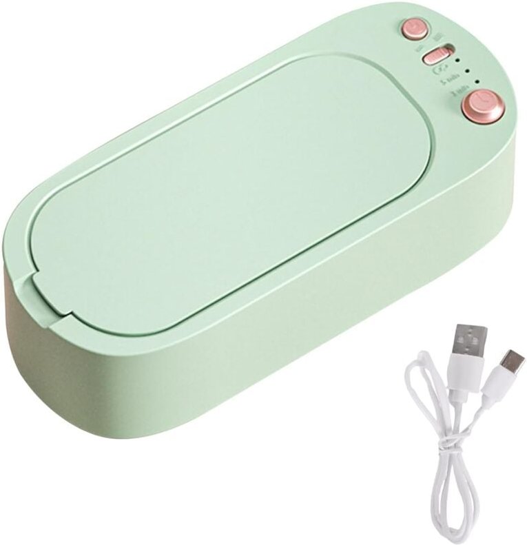 Ultraschallreiniger – Ultraschall-Schmuckreinigungsgerät mit 3 Zeiteinstellungen, effizienter Ultraschallreiniger für Sc...