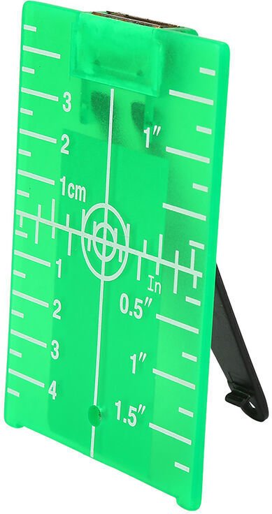 Vtizikl Plaque Cible Laser Magnétique avec Support Arrière Indicateur de Niveau Laser Ligne Croisée Outil de Mesure de D...