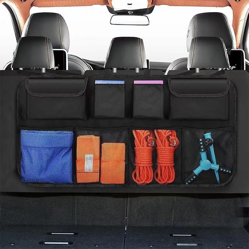Thumbnail - Kofferraum Organizer, Auto Aufbewahrungstasche, Kofferraumtasche, Wasserdichten Taschen mit Starkes elastisches, Zaubers...