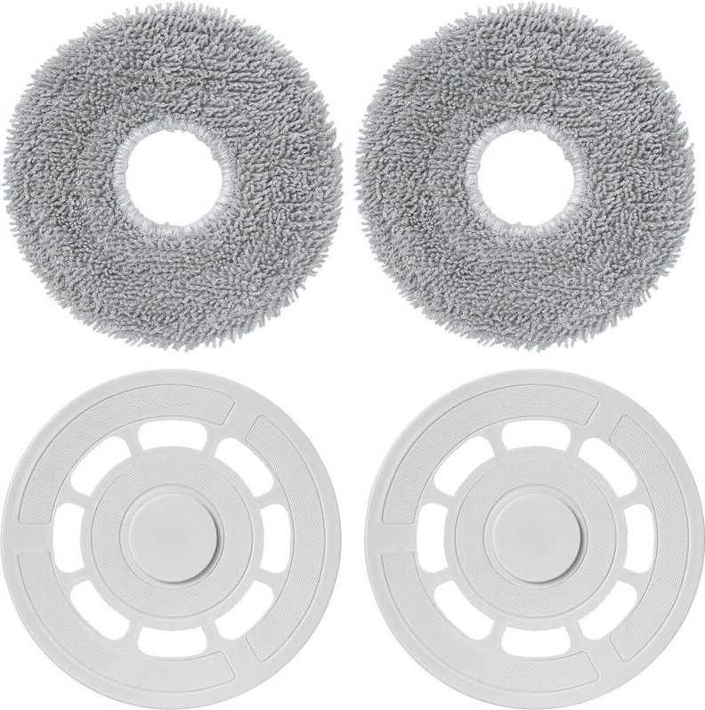 Wechseltücher mit Ersatzhalter für Roborock Qrevo Master/Qrevo S/Qrevo Pro/Qrevo Plus/Qrevo Maxv/Qrevo Slim Saugroboter ...