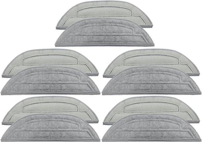 10 Stück Ersatz-Mopptücher für S8 MaxV Ultra/G20S/S8pro