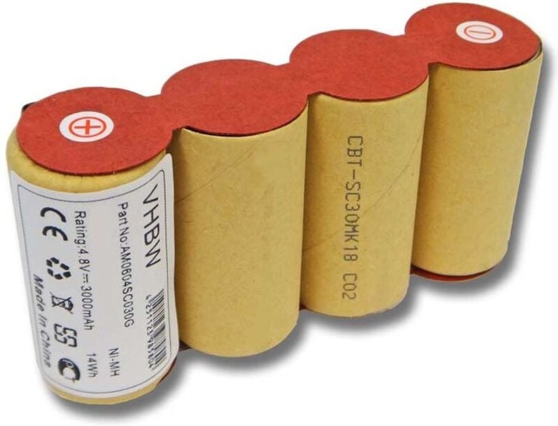 1x Akku kompatibel mit Kärcher K85, K50 Home Cleaner Heimroboter (3000 mAh, 4,8 v, NiMH) - Vhbw