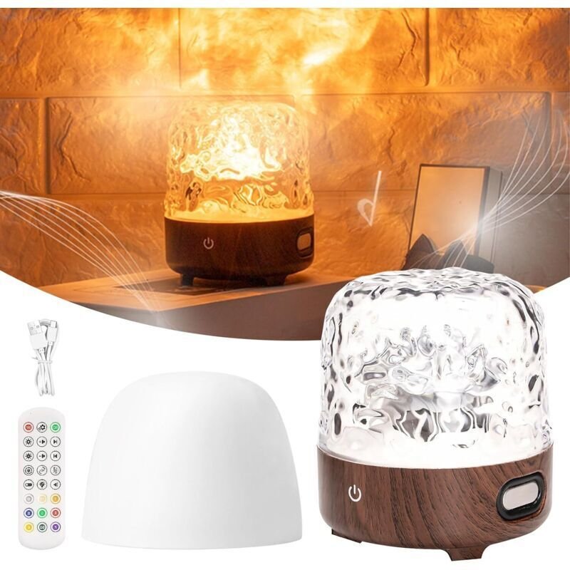 LED-Nachttischlampe, 16 Farben, Touch-LED-Nachttischlampe mit Fernbedienung, dimmbar per Touch-Steuerung, LED-Nachtlicht...