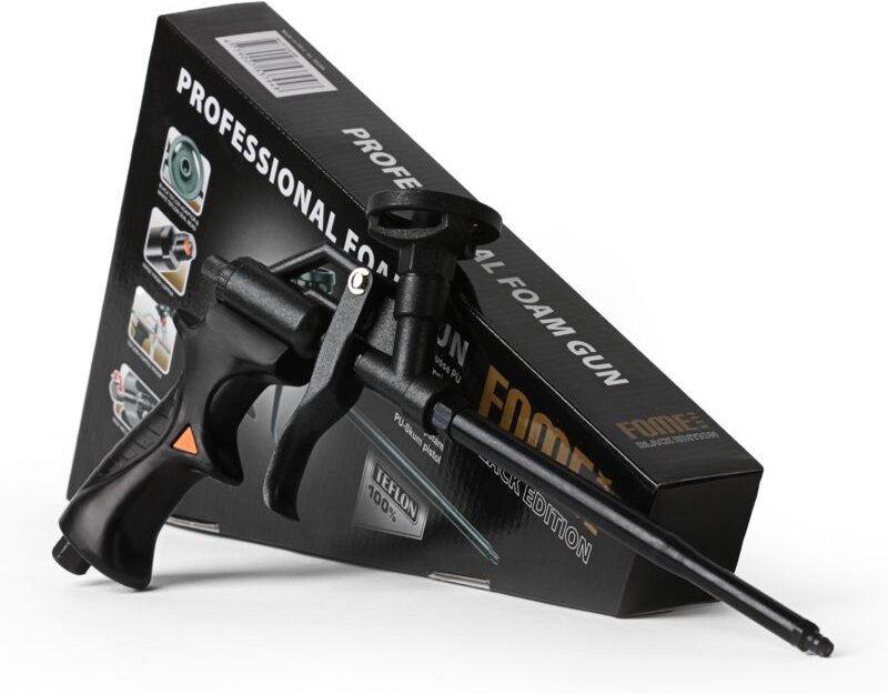 Polyurethanschaum-Applikationspistole POINT – Aluminiumkörper mit 100 % Teflonbeschichtung, präzise Einstellung, für den...