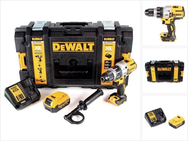 Dcd 996 M1 Akku Schlagbohrschrauber 18V 95Nm Brushless + 1x Akku 4,0Ah + Schnellladegerät + Toughbox - Dewalt