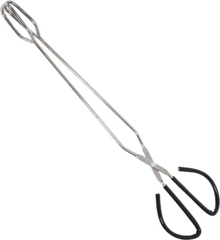 Aougo - Feuerzange Holzkohlezange Edelstahl bbq Grill Holzkohlezange Holzkohlegrill Rechen Grill Chaser Poker Feuerzange...