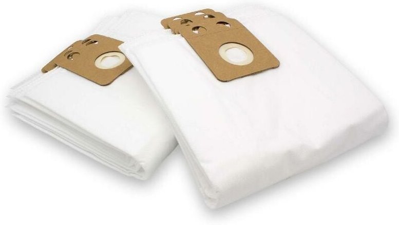 10x Staubsaugerbeutel kompatibel mit Nilfisk cdf 2000 Staubsauger - Mikrovlies, 50cm x 23cm Weiß - Vhbw