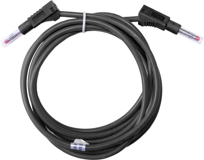 Mueller Electric - BU-2323-10-79-0 Messleitung Bananenstecker 4 mm Bananenstecker 4 mm 2 m Schwarz 1 s