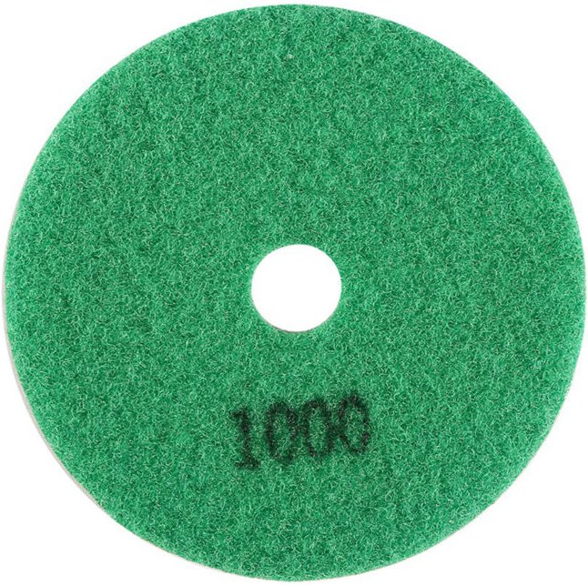 100 mm (4 Zoll) Nass-Diamantpolierscheibe für Marmor und Stein (Körnung 1000)