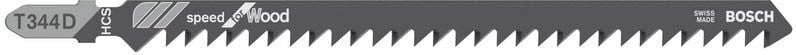 Stichsägeblatt t 344 d Speed for Wood, 3er-Pack