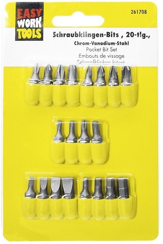 Schraubklingenbitsatz