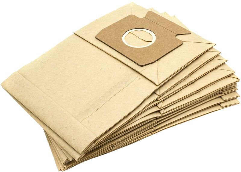 vhbw 10x Staubsaugerbeutel Ersatz für Swirl M48 für Staubsauger - Papier, Typ B, 27cm x 13cm Sandfarben