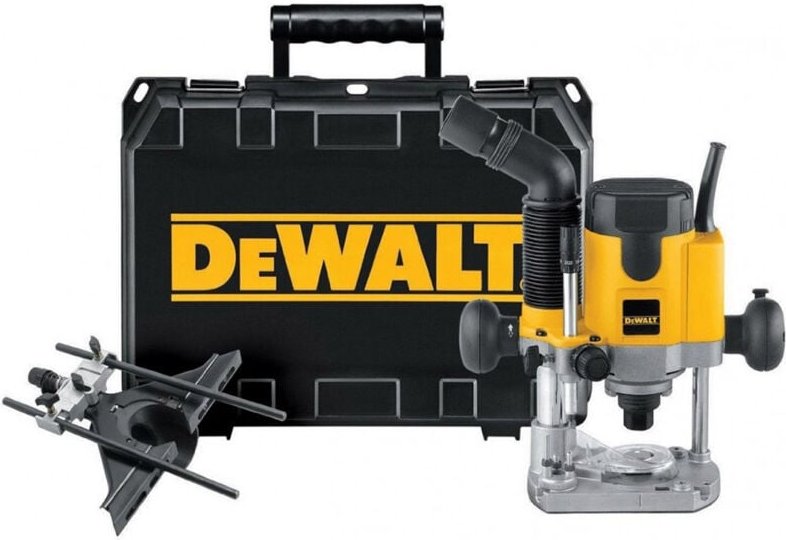 Dewalt - DW621K Elektronik Oberfräse 1100W mit Koffer & Parallelanschlag