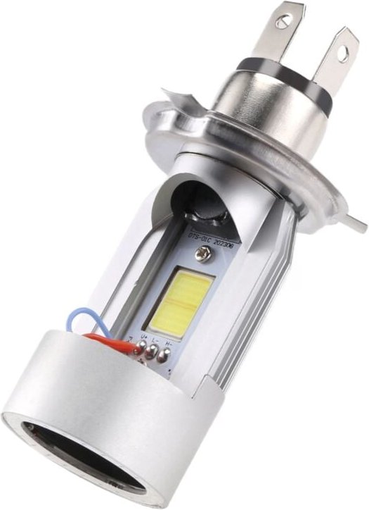 H4 LED Scheinwerfer Birne Motorrad Hi/Lo Beam mit Angel Eye Tag Fahr Licht 25W 3000LM Super 6000K