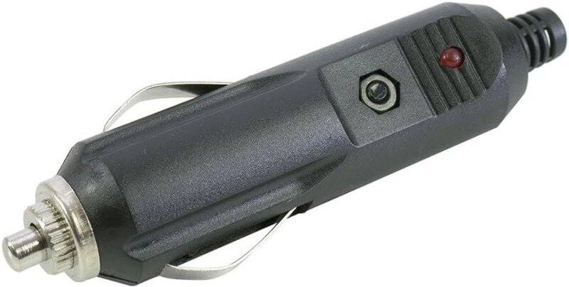 Zigarettenanzünder-Ladegerät, LED, für Auto, 12 V, LKW, Schwarz