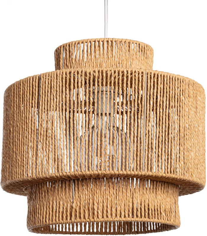 Pendelleuchte Geflochtenes Papier Neka Natürlich
