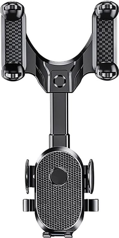 Autotelefonhalter, 360 Grad verstellbar, ABS/Polyurethan, Schwarz