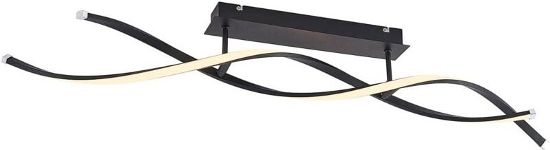 Led Deckenleuchte 'Welina' aus Metall dimmbar für Wohnzimmer & Esszimmer von Lindby