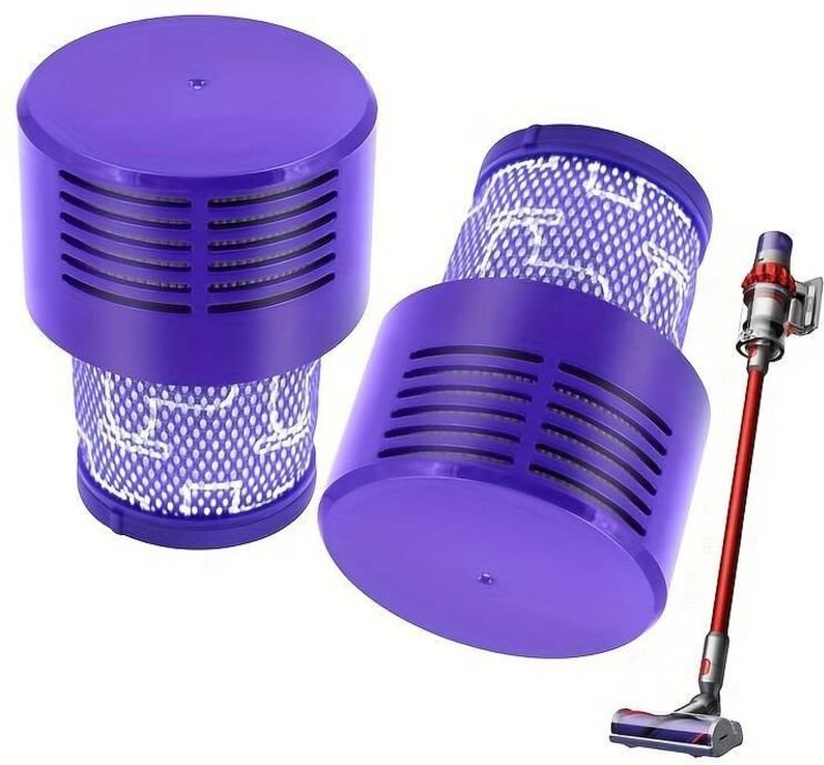 V10 Ersatzfilter für Dyson V10 Cyclone Series, V10 Absolute, V10 Animal, V10 Total Clean und SV12 Staubsauger (2er-Pack)...