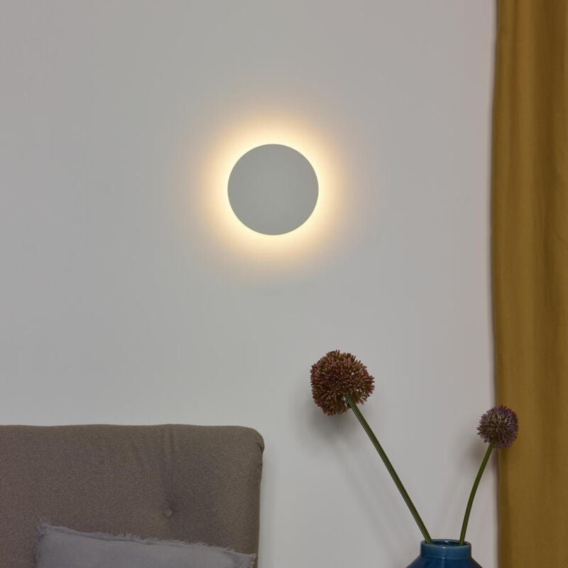Eklyps led - Wandleuchte - ø 15 cm - led - 1x7W 3000K - Weiß - Lucide