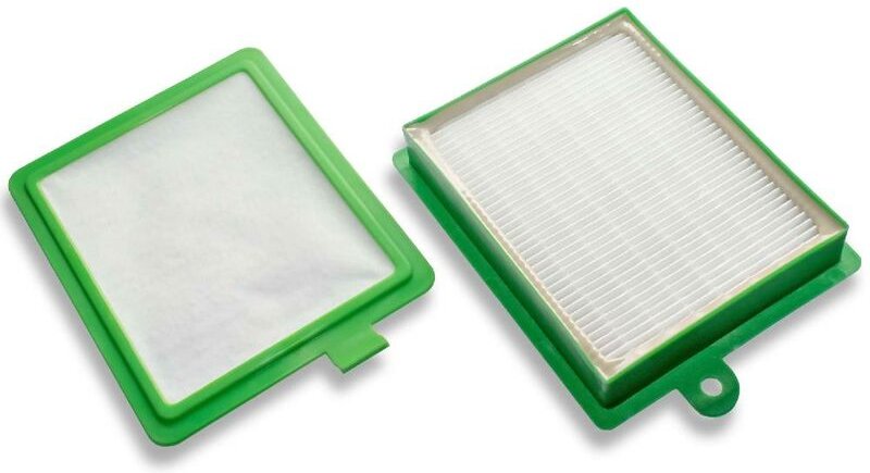 Filter-Set kompatibel mit Arnica Tesla Premium 148C, Vesta 155J Staubsauger - 2x Filter (HEPA-Filter, Mikrofilter) - Vhb...