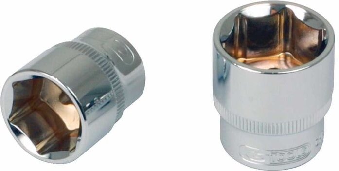 3/8' CHROMEplus Sechskant-Stecknuss, 16mm