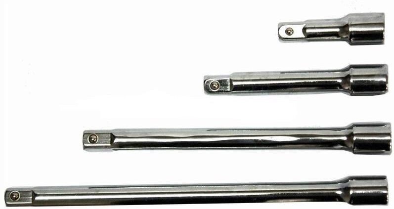 Verlängerungssatz 1/2" für Ratsche 4 x Verlängerung